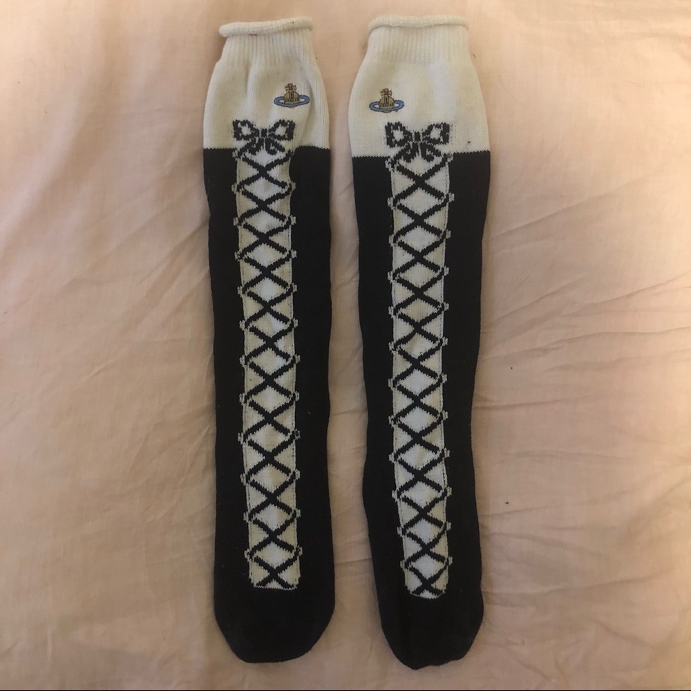 Vivienne Westwood shoelace socks